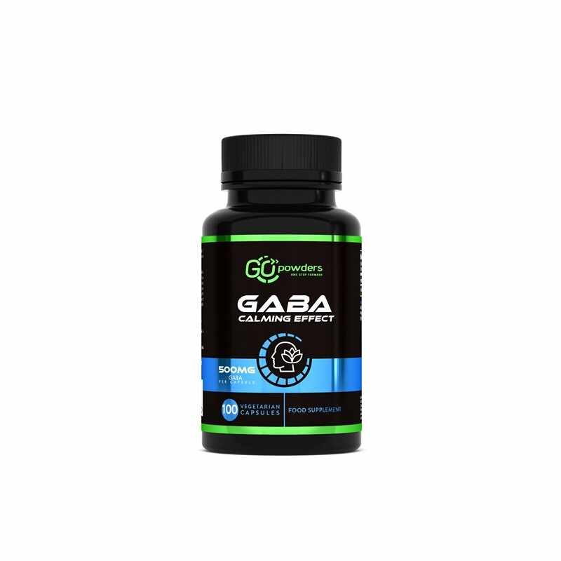 Raw Powders Gaba Calming Effect 500 mg 100 Capsule