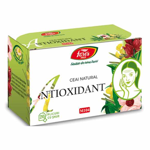 Ceai Antioxidant, 20 plicuri, Fares
