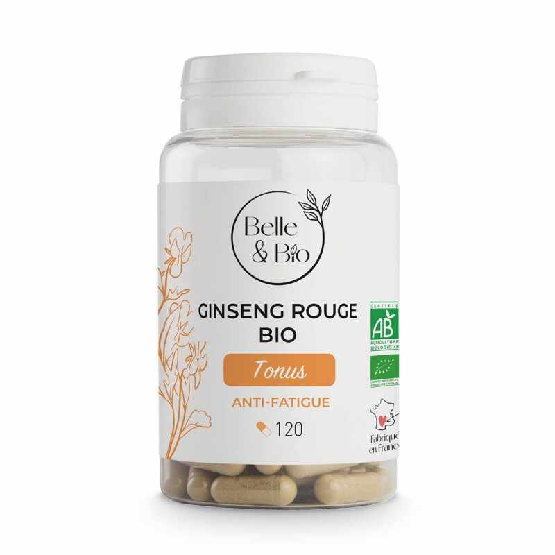 Belle&Bio Ginseng Rosu Bio 120 capsule (Creste energia, tonic natural, creste potenta)