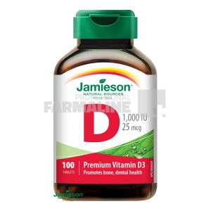 Jamieson Vitamina D3 1000UI 100 tablete