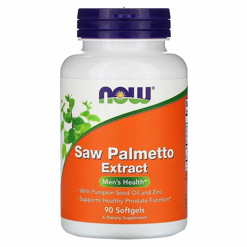 Now Foods Saw Palmetto Extract (Dovleac & Zinc) 80mg - 90 Capsule