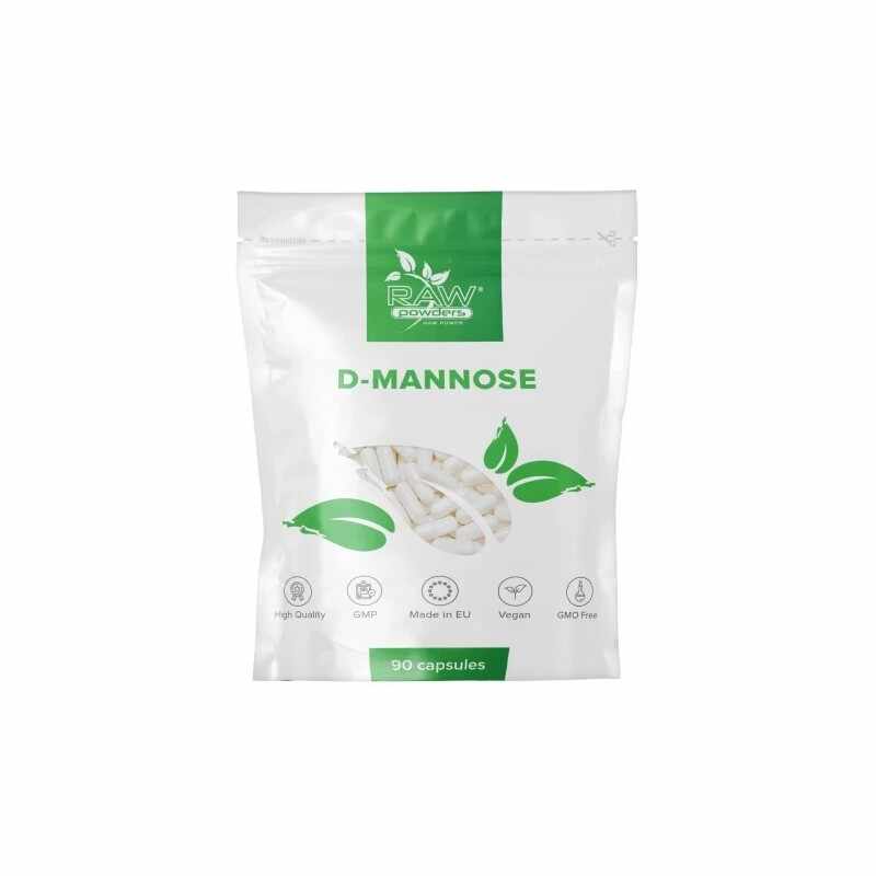 Raw Powders D-mannose 500mg - 90 Capsule