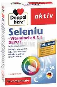Doppelherz Depot Aktiv Seleniu + Vitaminele A, C, E 30 comprimate