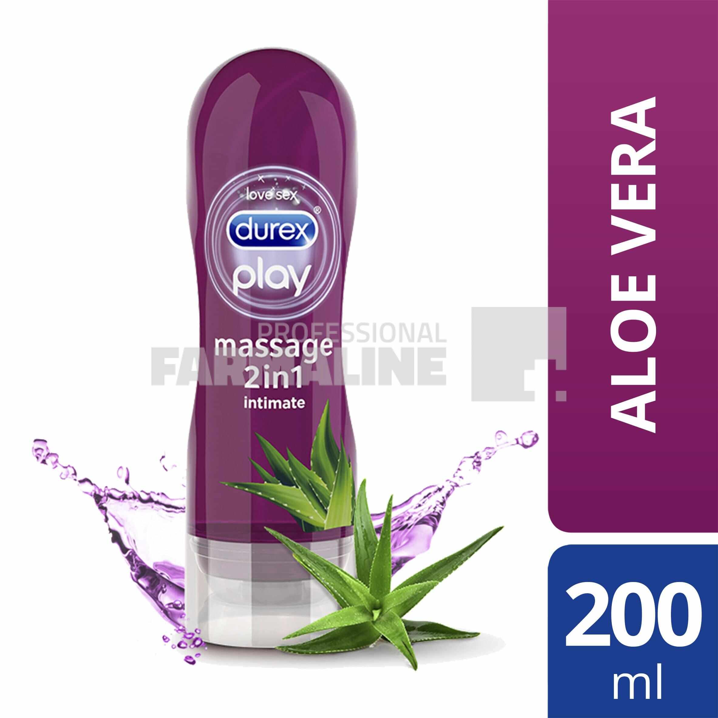 Durex Play Massage 2 in 1 Gel cu Aloe Vera 200 ml