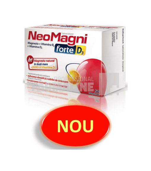 NeoMagni forte + D3 50 comprimate