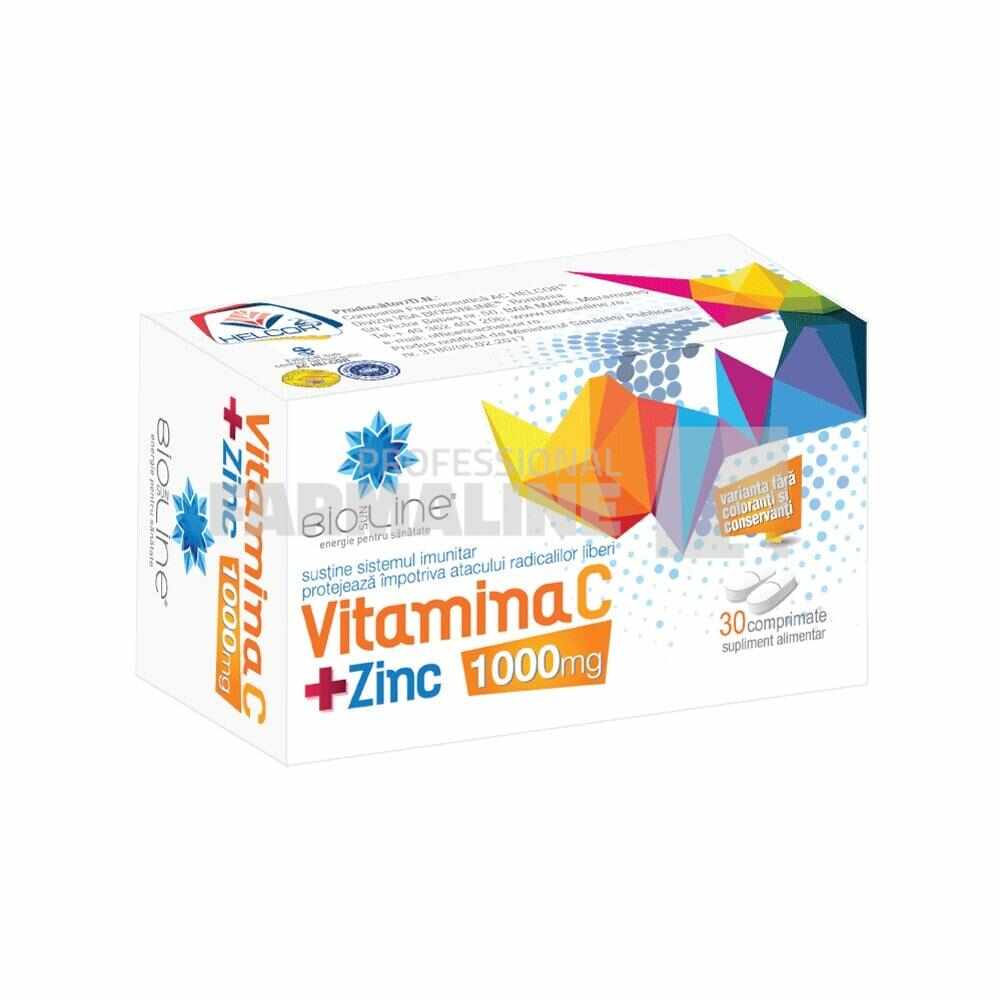 Vitamina C + Zinc 1000 mg 30 comprimate