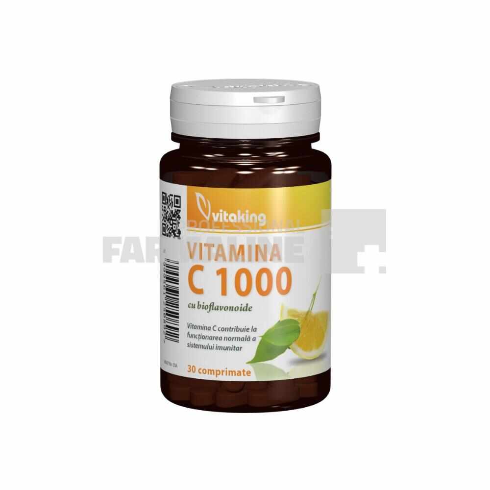 Vitamina C 1000 mg Bioflavonoid & Acerola 30 tablete
