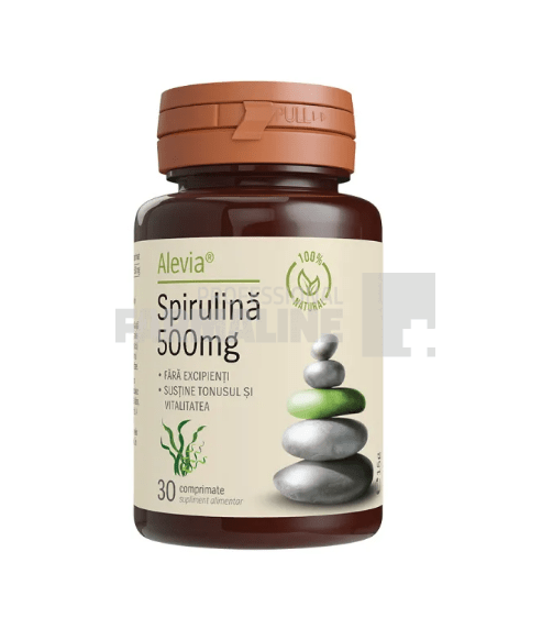 Alevia Spirulina 500 mg 30 comprimate