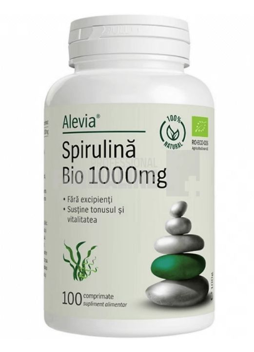 Alevia Spirulina Bio 1000 mg 100 comprimate