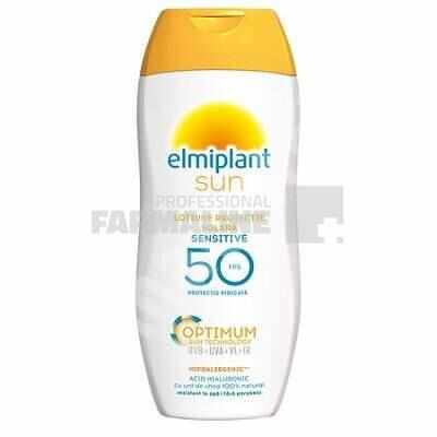 Elmiplant Sun Optimum Lotiune cu acid hialuronic protectie solara SPF50 200ml