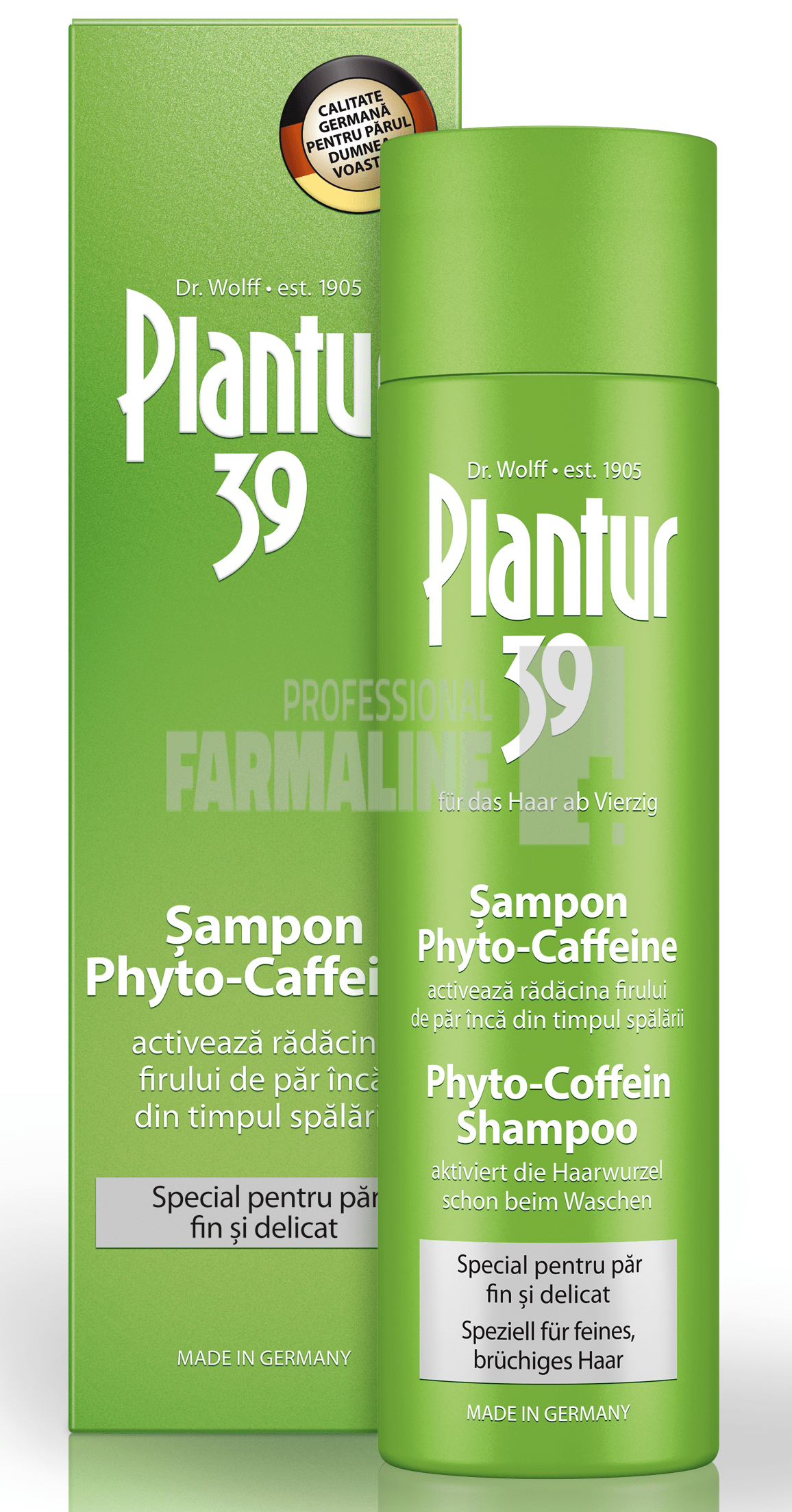 Plantur 39 Phito-Caffeine Sampon pentru par fin si delicat 250 ml