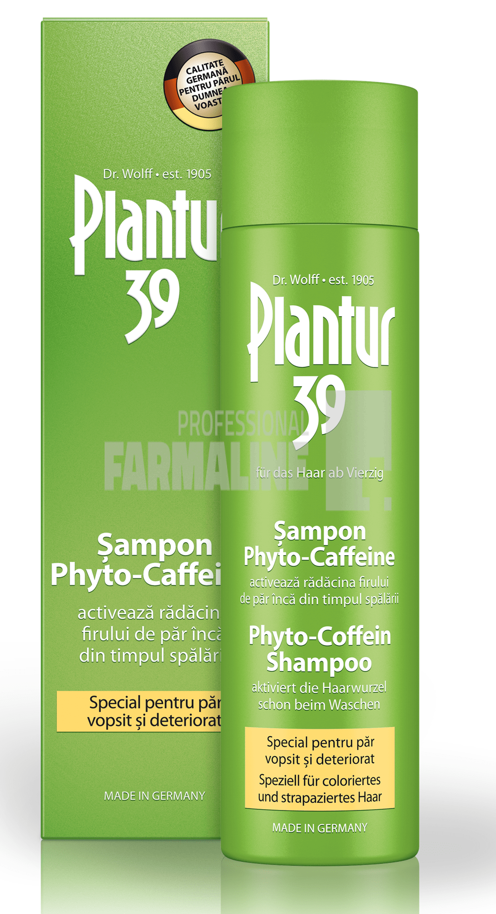 Plantur 39 Phito-Caffeine Sampon pentru par vopsit si deteriorat 250 ml