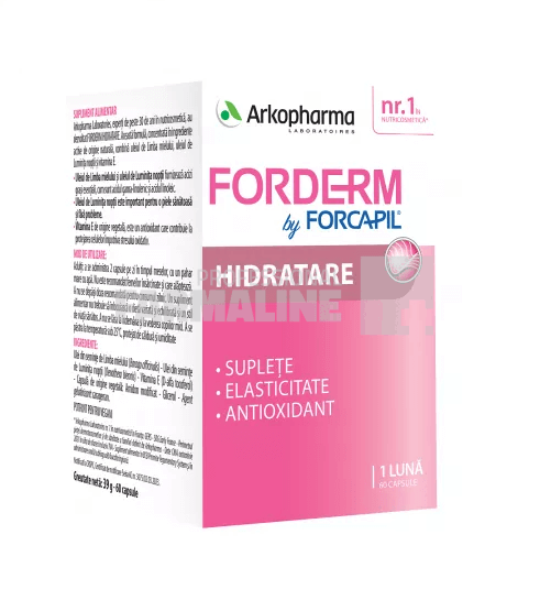 Arkopharma Forderm by Forcapil hidratare 60 capsule
