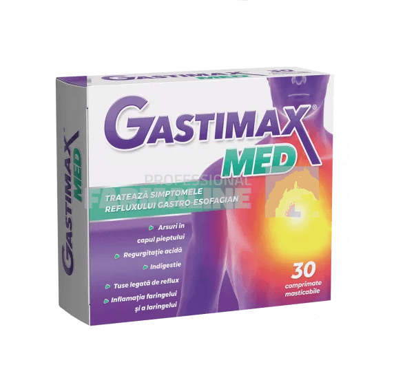 Gastimax Med 30 comprimate masticabile