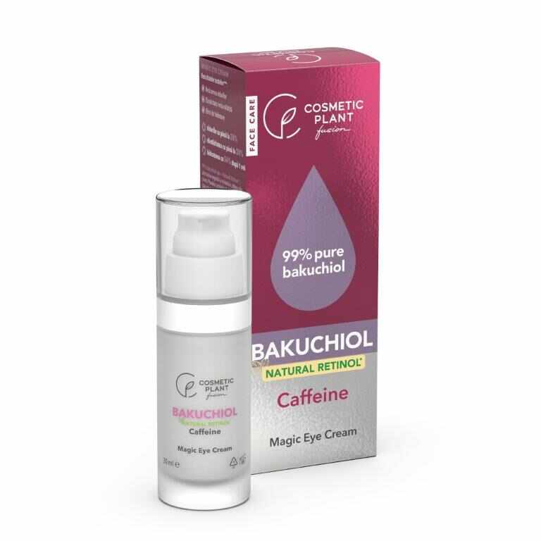 Crema pentru ochi cu Backuchiol si Cafeina, 30ml, Cosmetic Plant