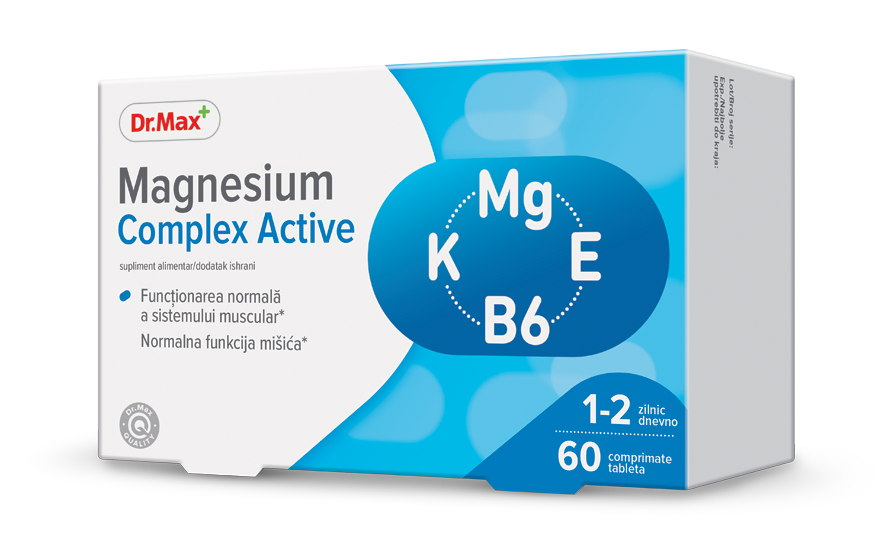 Dr.Max Magnesium Complex Active, 60 comprimate filmate