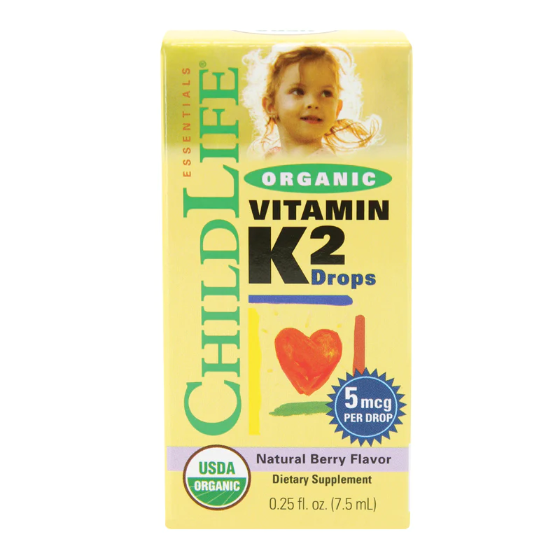Vitamin K2 (copii) 15 mcg Childlife Essentials, 7,5 ml, Secom
