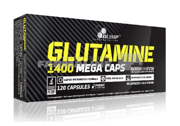 Glutamine 1400 Mega Caps 120 capsule