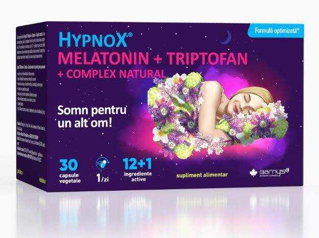 HypnoX MELATONIN + TRIPTOFAN + COMPLEX NATURAL 30CPS - GOOD DAYS THERAPY