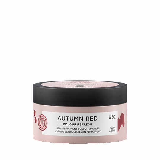 Masca pentru par Colour Refresh Autumn Red, 100ml, Maria Nila