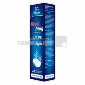 Maxi Mag 20 comprimate efervescente