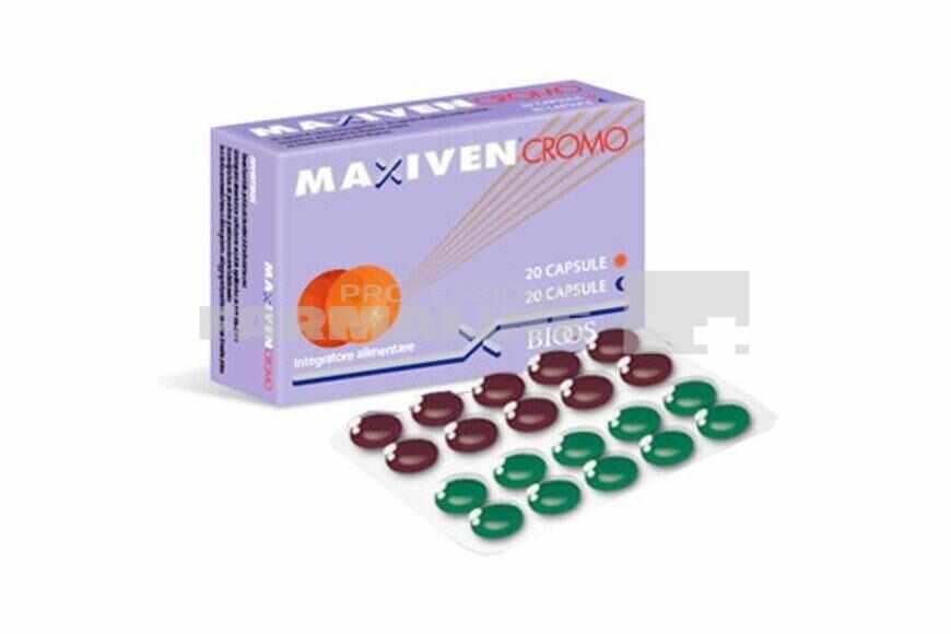 Maxiven Cromo (20 de zi + 20 de noapte) 40 comprimate