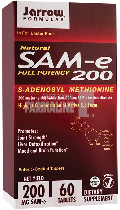 SAM-e 200 mg 60 tablete