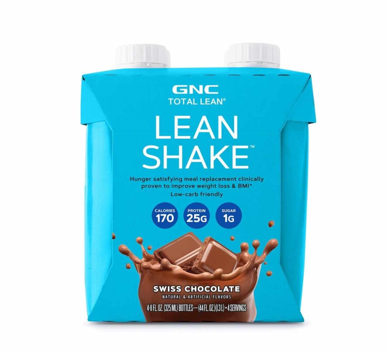 Shake cu aroma de ciocolata elvetiana Total Lean 25, 325ml, GNC