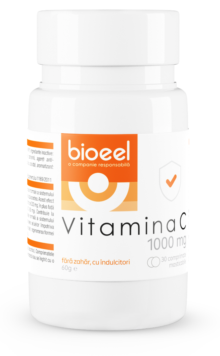 Vitamina C 1000mg Vitalis Max, 30 comprimate, Bioeel