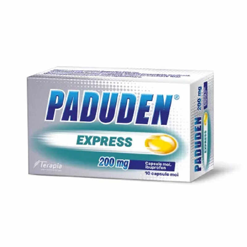 Paduden Express 200 mg 10 capsule moi Terapia