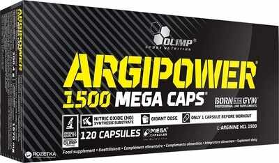 L-Arginina ArgiPower Mega Caps, 120 capsule, Olimp Sport Nutrition