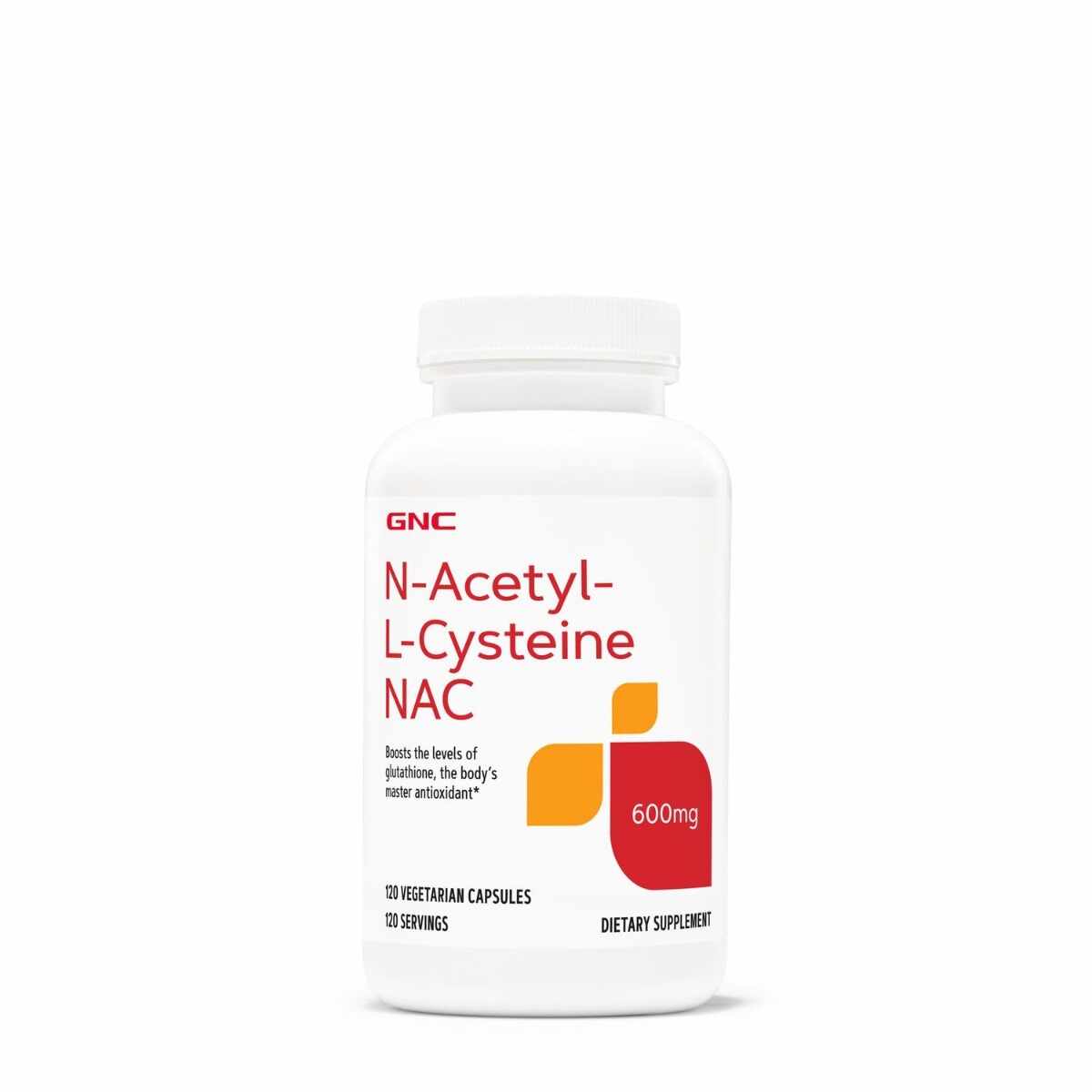 N-Acetyl-L-Cysteine NAC 600mg, 120 capsule, GNC