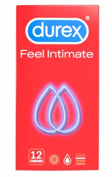 Prezervative Feel Intimate, 12 bucati, Durex 
