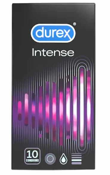 Prezervative Intense Orgasmic, 10 bucati, Durex 