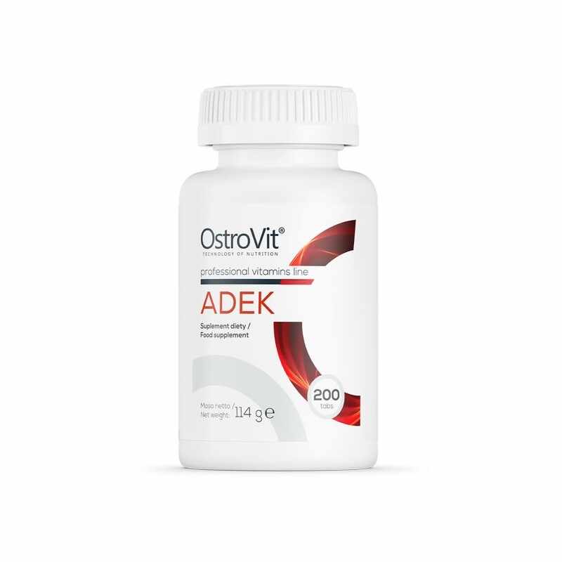 OstroVit ADEK (Vitaminele A, D, E, K) 200 Tablete