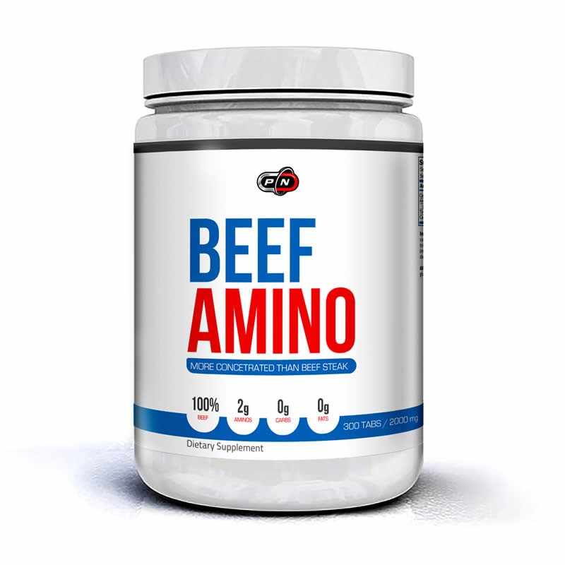 Pure Nutrition USA Beef Amino 300 tablete (Aminoacizi din carne de vita)
