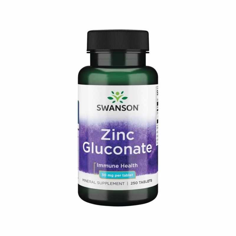 Swanson Zinc (Gluconate) 30mg - 250 tablete