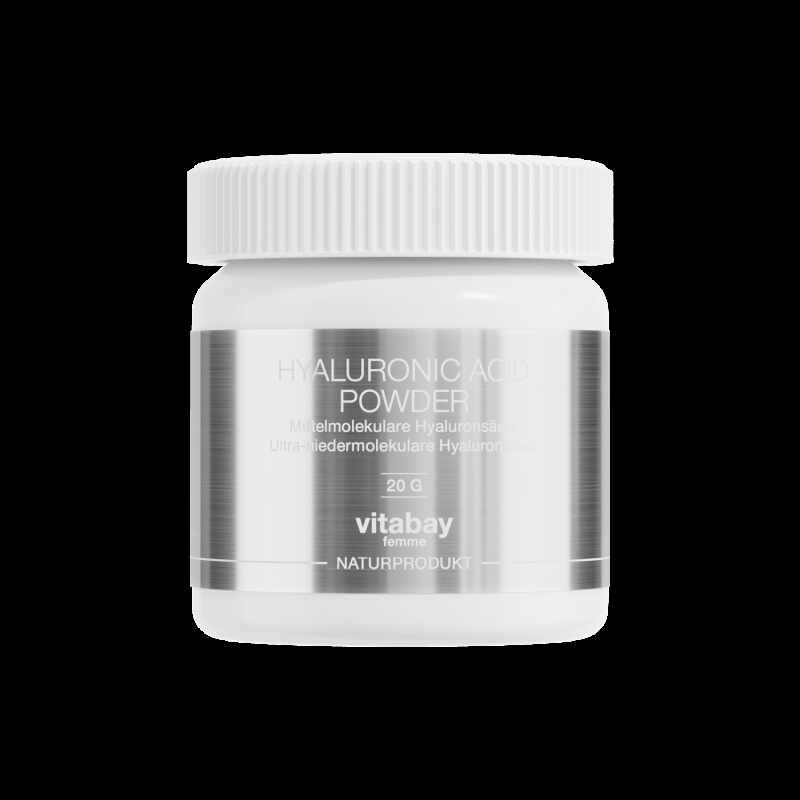 Vitabay Acid Hialuronic 20 grame - cu acid hialuronic 100% pur