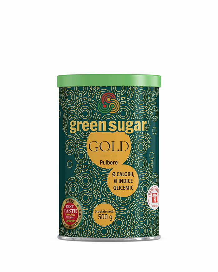 Green Sugar Gold pulbere, 500g, Laboratoarele Remedia