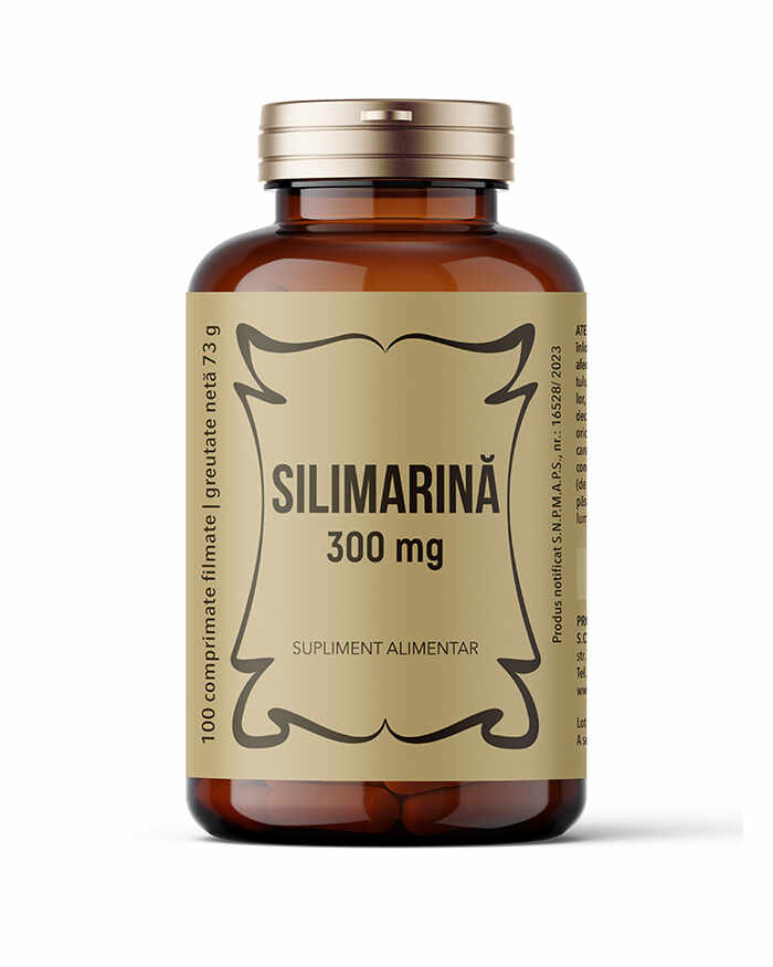 Silimarina 300mg, 100 comprimate, Laboratoarele Remedia