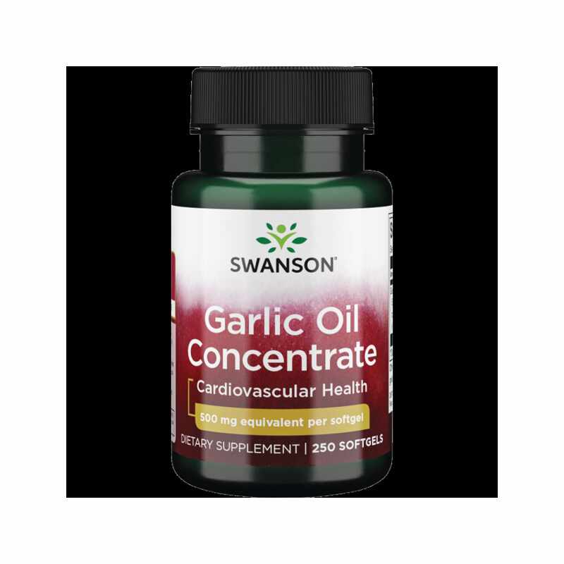 Garlic Oil - Ulei Usturoi Concentrat 500 mg 250 Capsule, Swanson