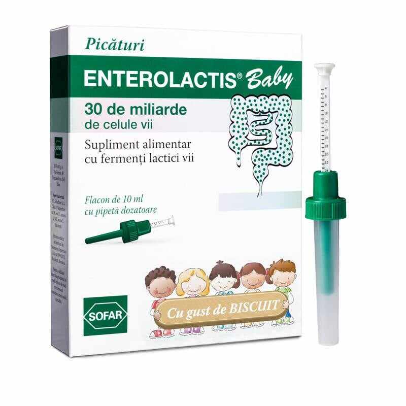 Enterolactis Baby Solutie Orala, 10 ml