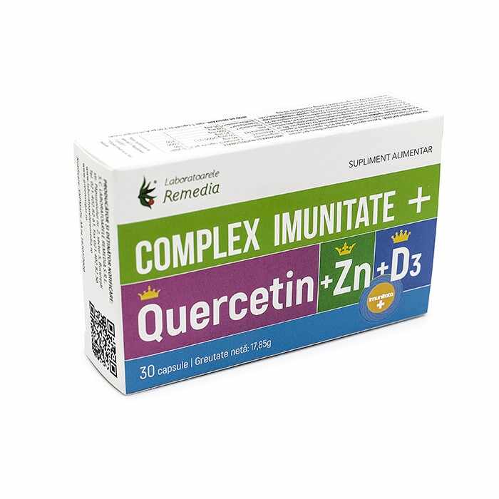 QUERCETINA+ZN+D3 COMPLEX IMUNITATE X 30 CPS REMEDIA