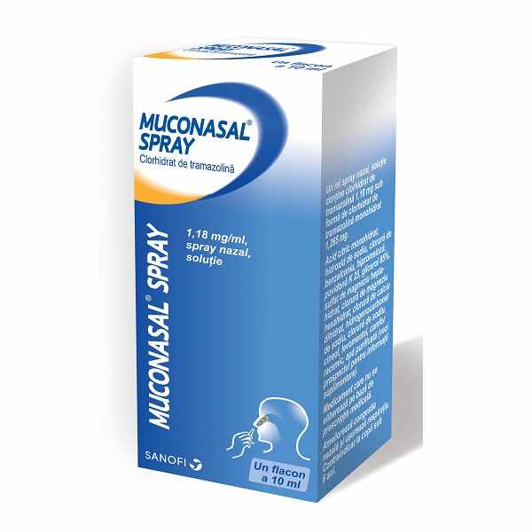 Muconasal Spray Nazal, 1,18 mg/ml, 10 ml, Sanofi