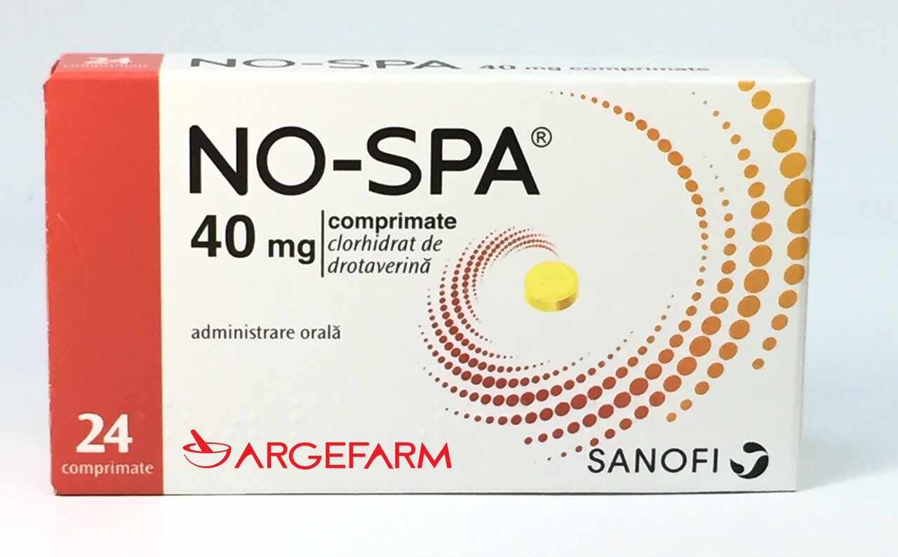 No-Spa, 40 mg, 24 comprimate, Sanofi