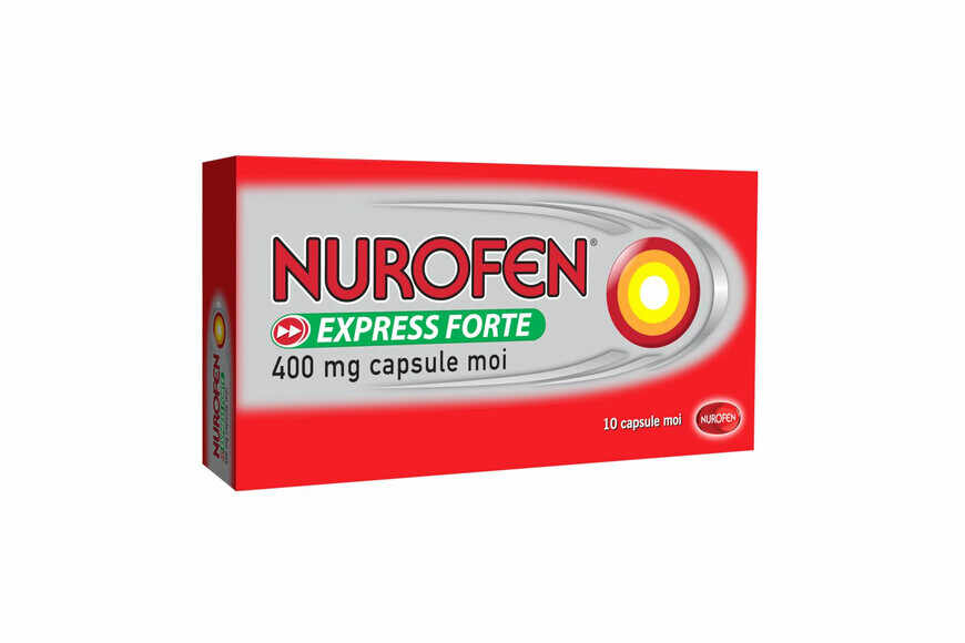 Nurofen Express Forte 400mg Capsule Moi pentru Adulti