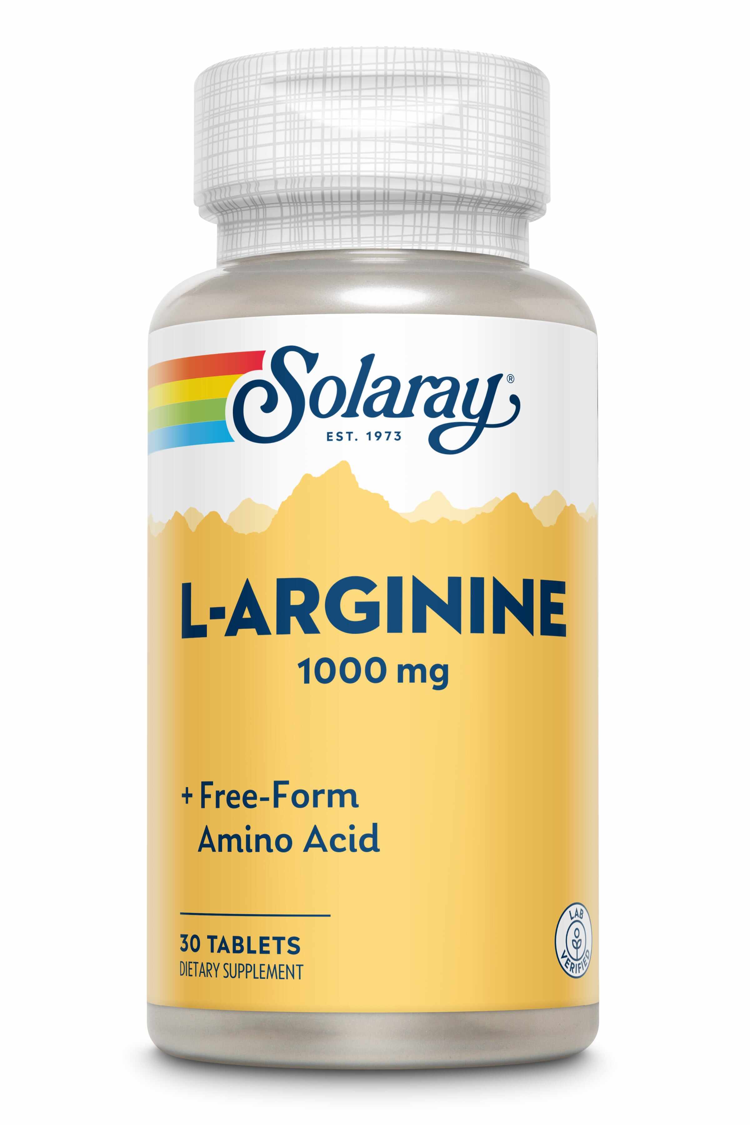 Secom L-Arginine 1000 mg , 30 Tablete Solaray