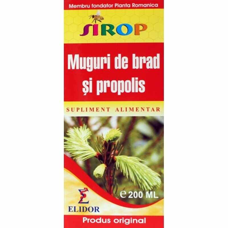 SIROP MUGUR BRAD SI PROPOLIS FL*200ML
