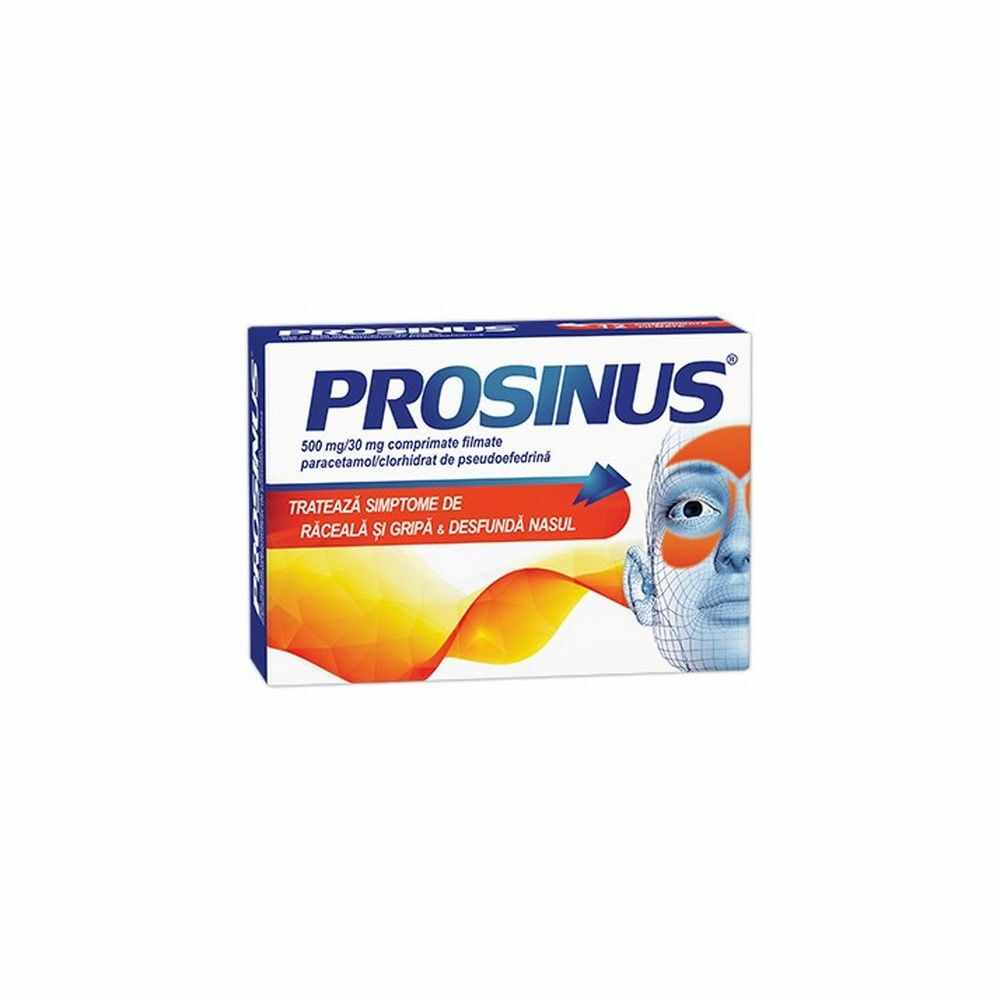 Prosinus, 500 mg/30 mg, 20 comprimate filmate