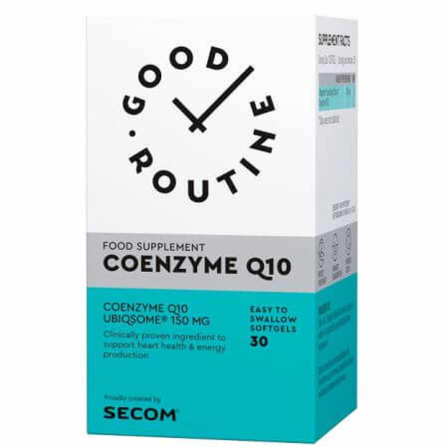 Coenzima Q10 Good Routine, 30 capsule moi, Secom